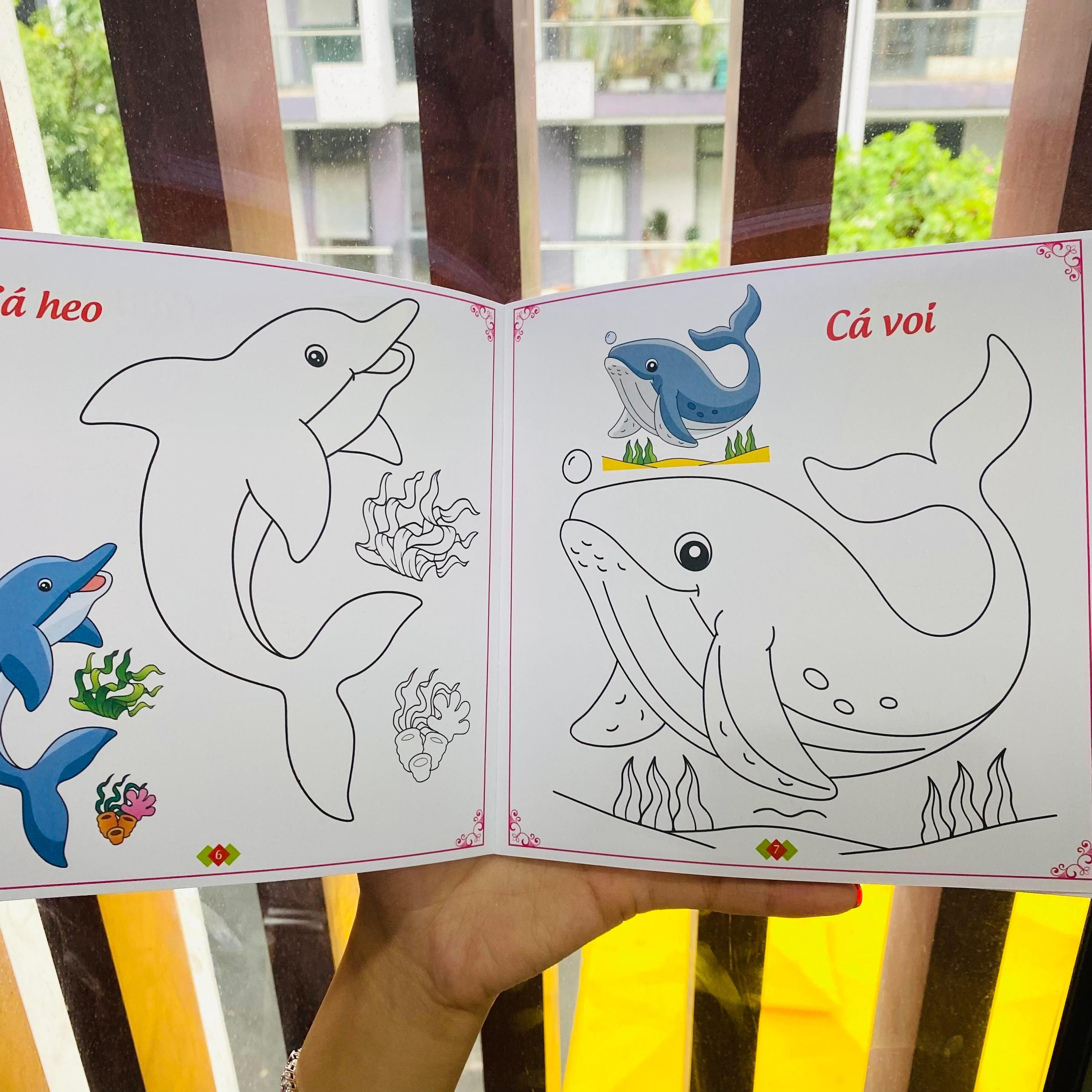 Sách - Bộ 9 Cuốn Sách Tô Màu Thông Minh - SBOOKS