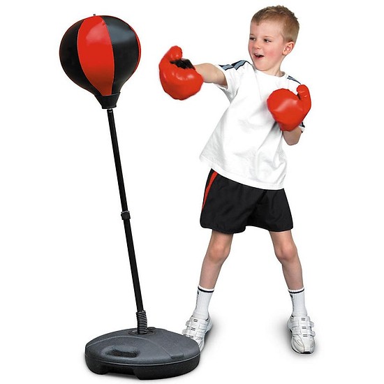 Bộ đồ chơi thể thao đấm bốc Boxing cho trẻ em loại To, hàng đẹp,có tăng chỉnh cao thấp(tặng kèm găng tay,bơm,kim,cờ lê)