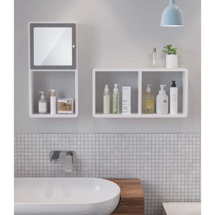 Hộc Tủ Treo Tường Đựng Đồ Thiết Kế 2 Cửa Đóng Mở