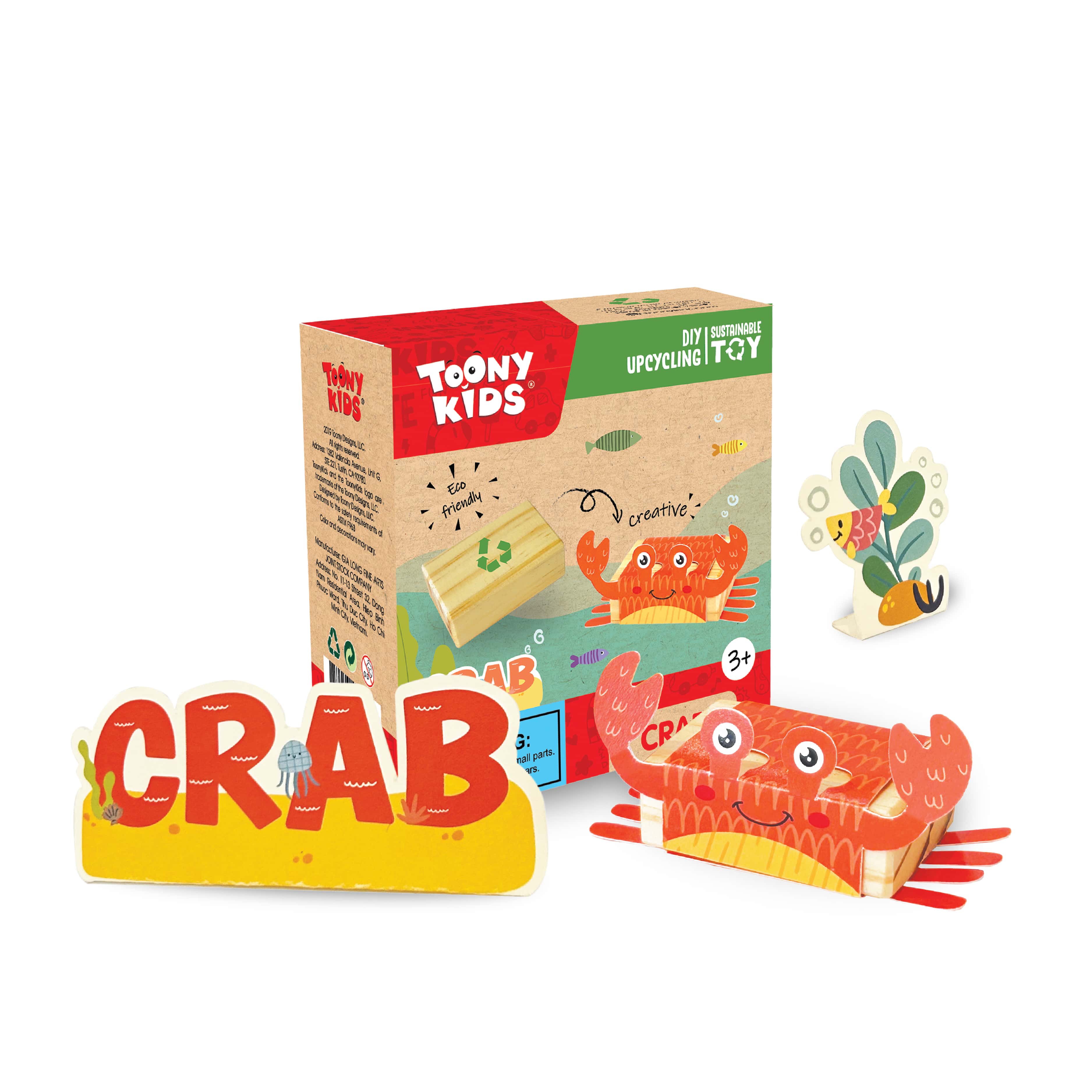 Combo 6 Bộ Đồ Chơi DIY TOONYKIDS Phiêu Lưu Đại Dương Sea Animals Cho Bé TN00124-001 [Tặng Kèm Sticker