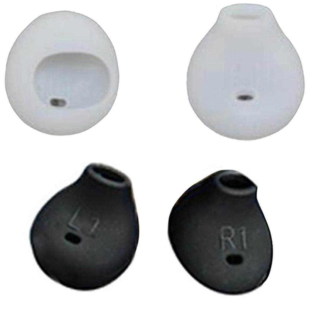 2 Pairs Silicone Ear Pads Cover Earphone Earbud Anti-slip for Samsung S6/S7