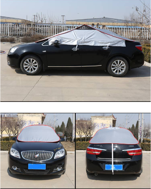 Áo Trùm Ô Tô Chống Nắng Tự Bung Nhanh HalfCover Auto - Độ phản xạ ánh nắng cao tới 93%