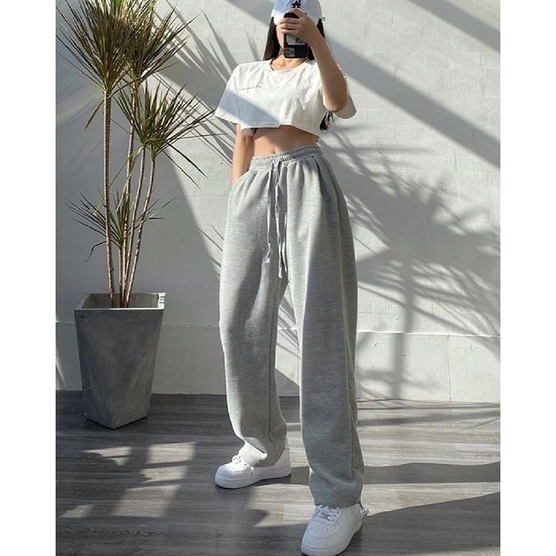 Quần Jogger Thể Thao Nữ Quần tập thể thao Jogger bo cổ chân, chun bụng, Không túi sau