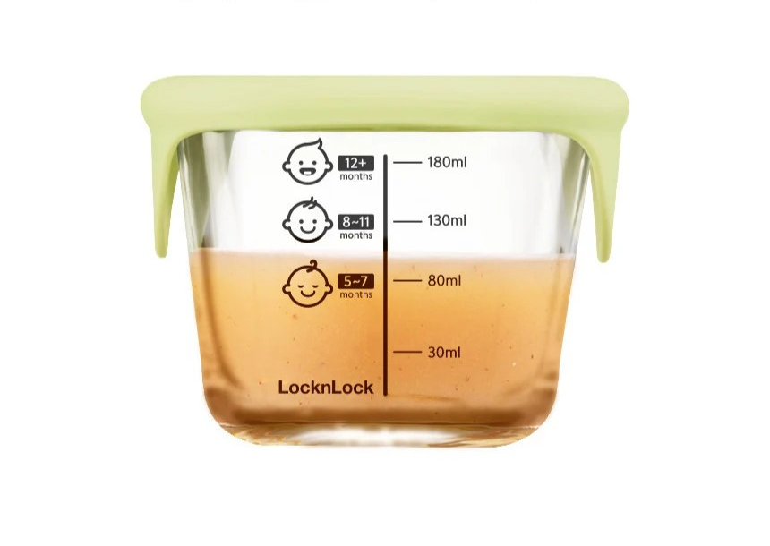 Hộp Thuỷ Tinh Đựng Thức Ăn Dặm Cho Bé LocknLock 230ml*3 hộp, Màu vàng LLG509S3LYEL - Hàng Chính Hãng - JoyMall
