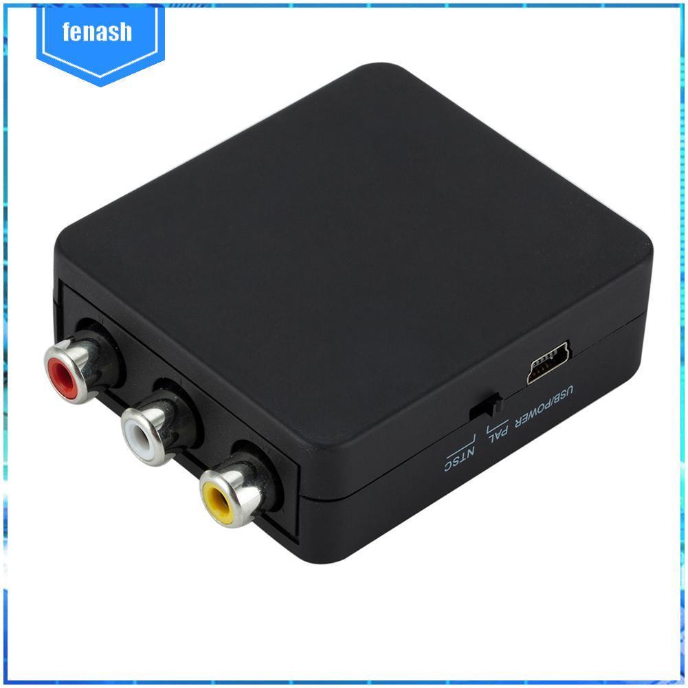 ✪Bộ Chuyển Đổi HDMI Sang AV Hỗ Trợ NTSC PAL Cho PS3 DVD Player PC