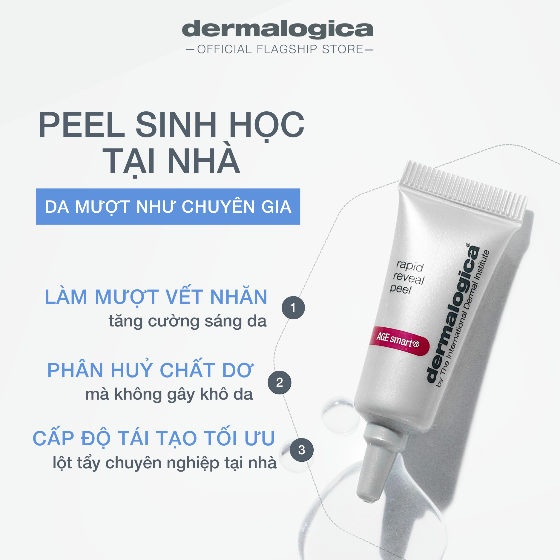 Tẩy da chết hoá học Dermalogica Rapid Reveal Peel 30ml làm mượt, làm sáng da