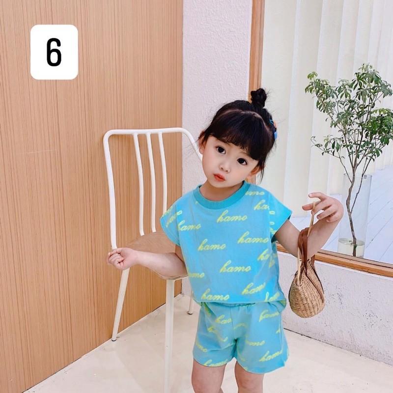 Bộ cotton mẫu mới cho bé gái