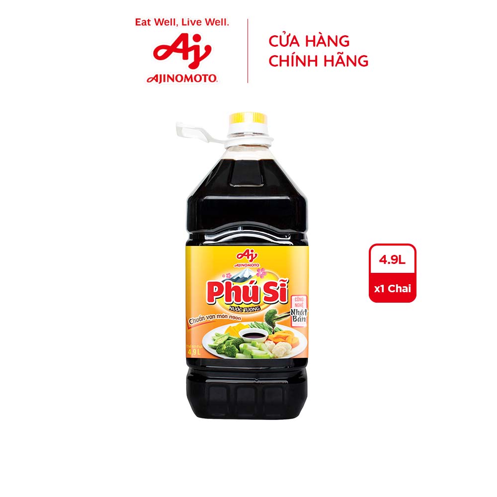 Chai Nước Tương &quot;Phú Sĩ&quot; 4.9l/Chai