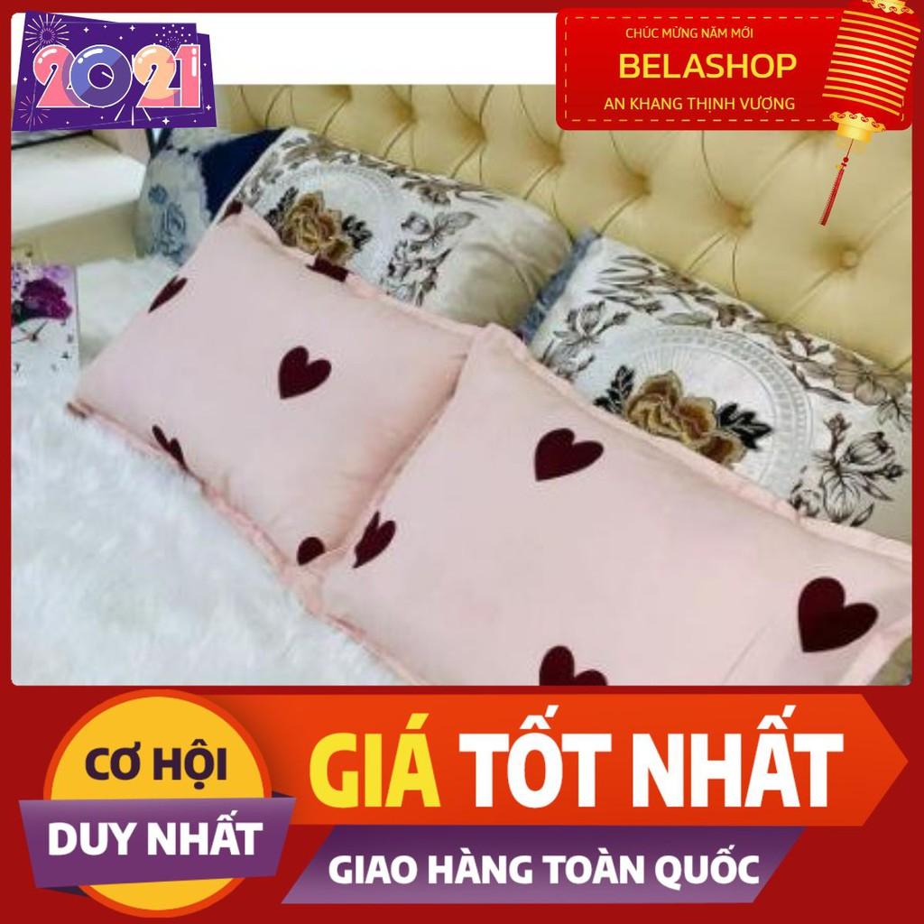 Combo 2 ruột gối nằm có họa tiết có khóa kéo belashop1595