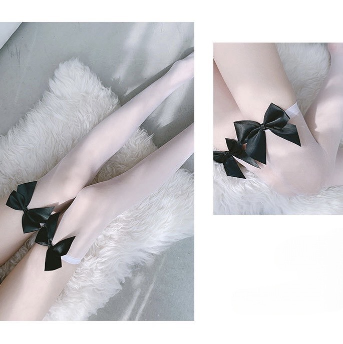 Tất Ren Nơ Gợi Cảm