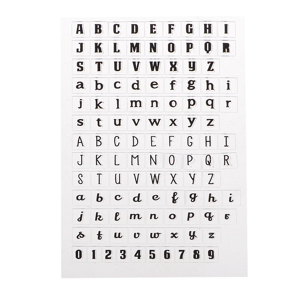 Multi-pattern Themes Transparent Silicone Stamp Seal Clear Stamp for Scrapbooking DIY Photo Album Diary Book Decorative Ink Stamp