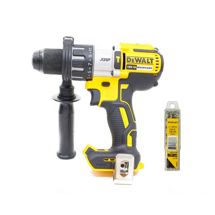 Combo Máy khoan cầm tay DeWalt DCD996N-KR 18V và Mũi khoan sắt Stanley STA50094B10 7MM HSS