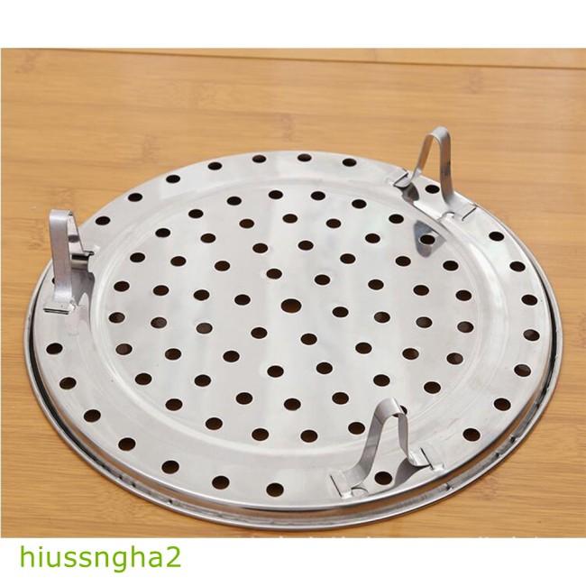 Khay / Xửng / Vỉ Hấp Inox Đa Năng 3 Chân Giá Đỡ Hấp Bánh, Bánh Bao, Hải Sản Vừa Nhanh Vừa Tiện