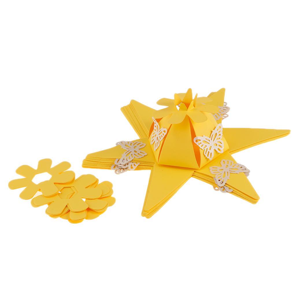 12pcs Novelty Butterfly Candy Gift Boxes DIY Wedding Birthday Favors