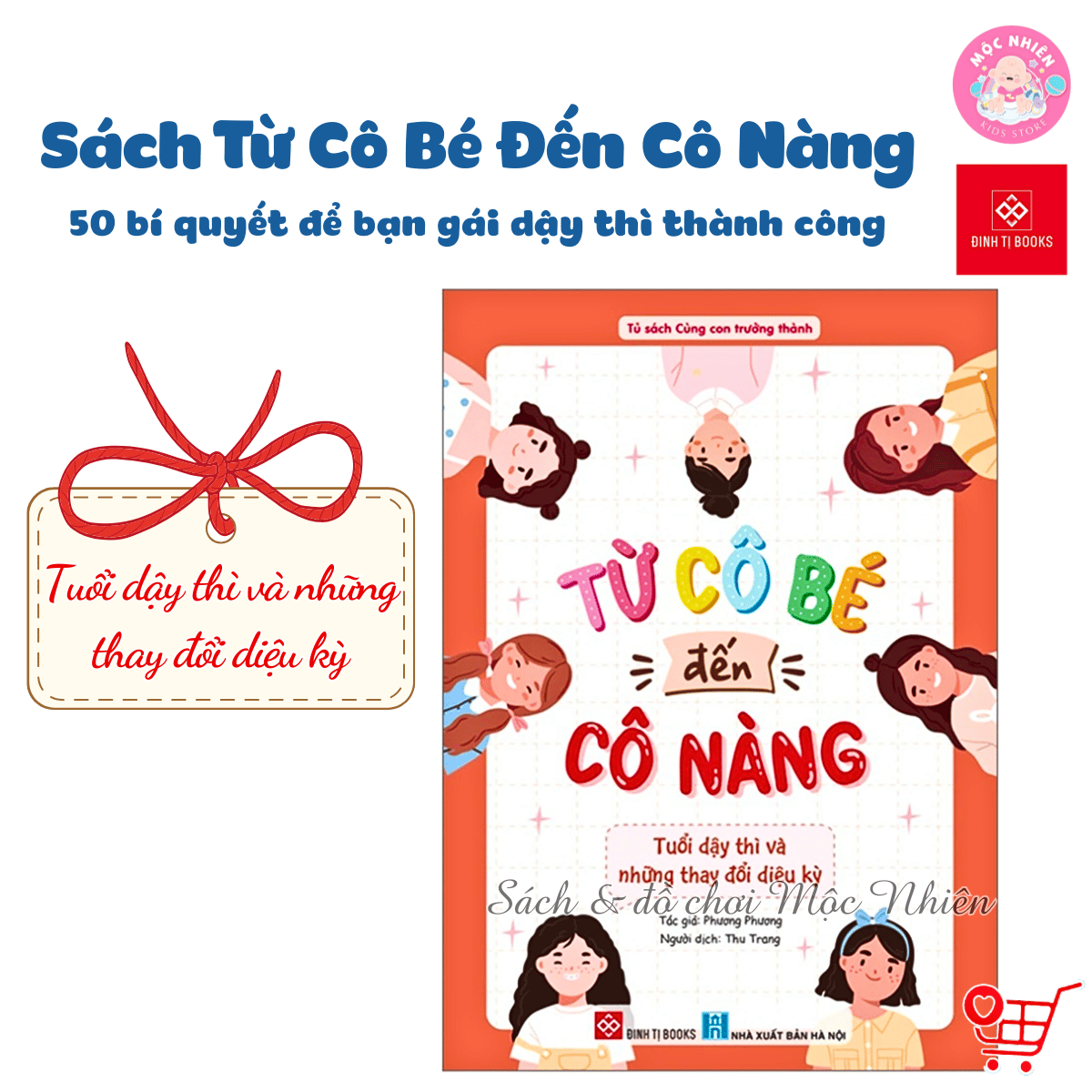 Sách - Từ cô bé đến cô nàng (50 bí quyết để bạn gái dậy thì thành công) - Đinh Tị Books