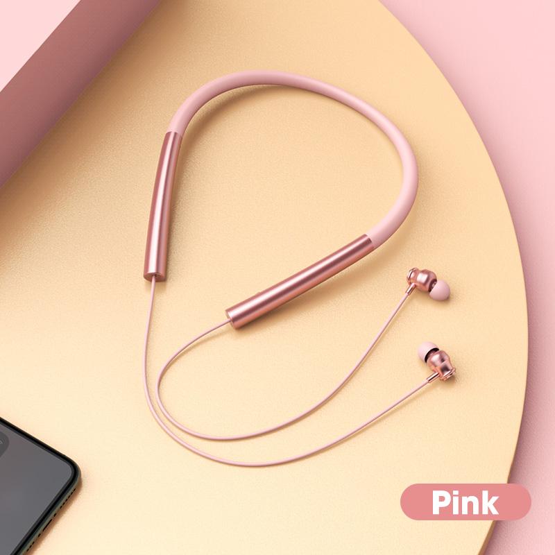 Thể Thao Tai Nghe Bluetooth 5.0 Không Dây Vòng Cổ Tai Nghe Nhét Tai Treo Cổ Tai Nghe Âm Thanh Nổi Chống Nước Tai Nghe Nhét Tai Có Micro