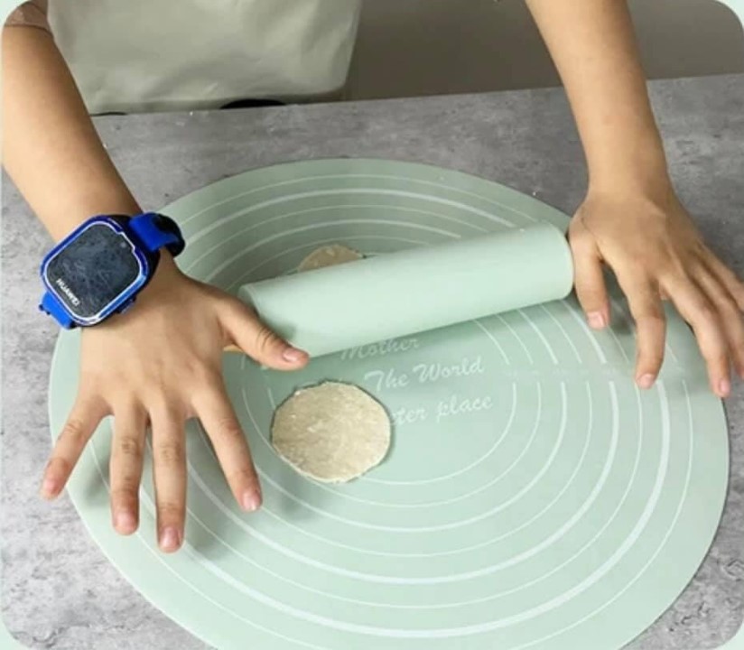 Thảm nhào bột chống dính silicon làm bánh và cán lăn bột Silicon