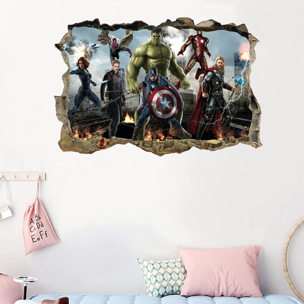 Decal Dán Tường Biệt Đội Báo Thù Avengers mẫu 6