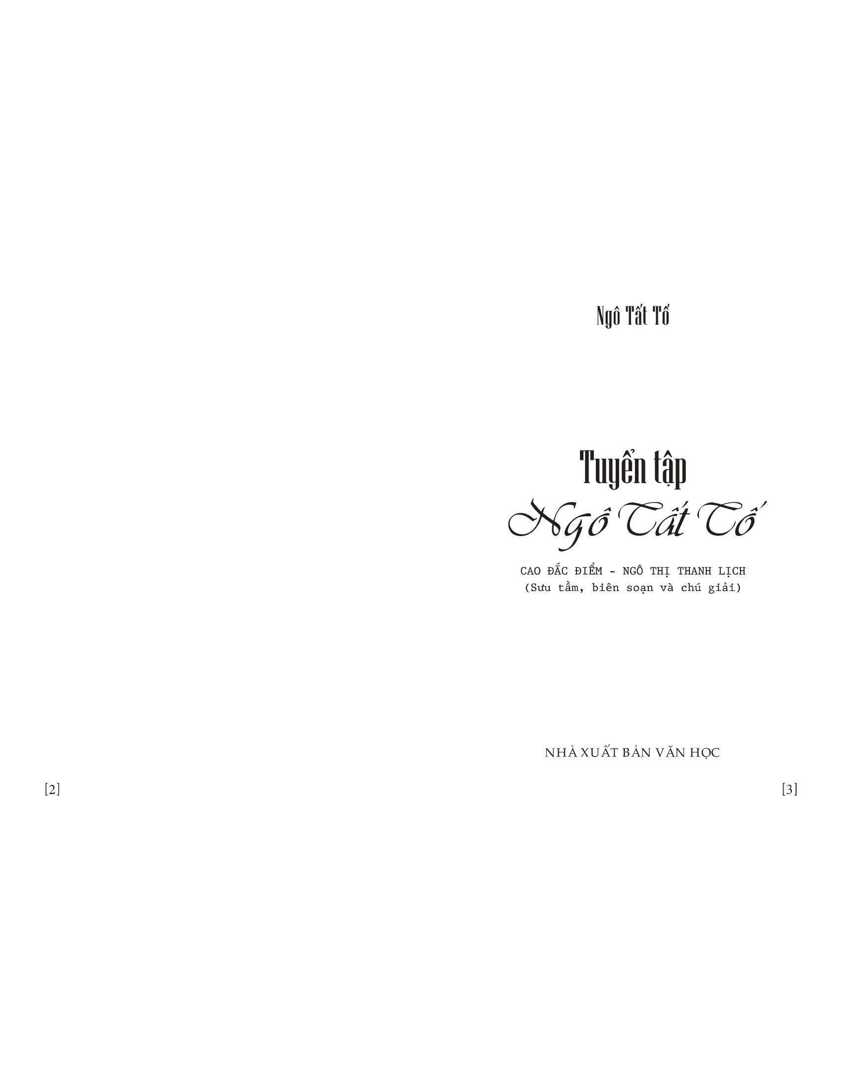 Tuyển Tập Ngô Tất Tố (2023)