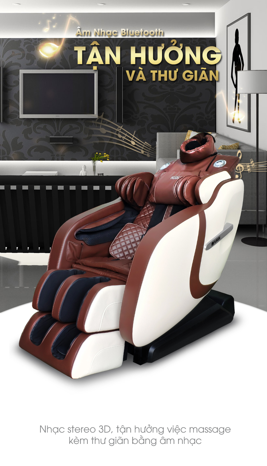 GHẾ MASSAGE TOÀN THÂN FUJIKASHI FJ-6000 - Máy massage toàn thân Nhãn hiệu  Fujikashi | MuaDoTot.com