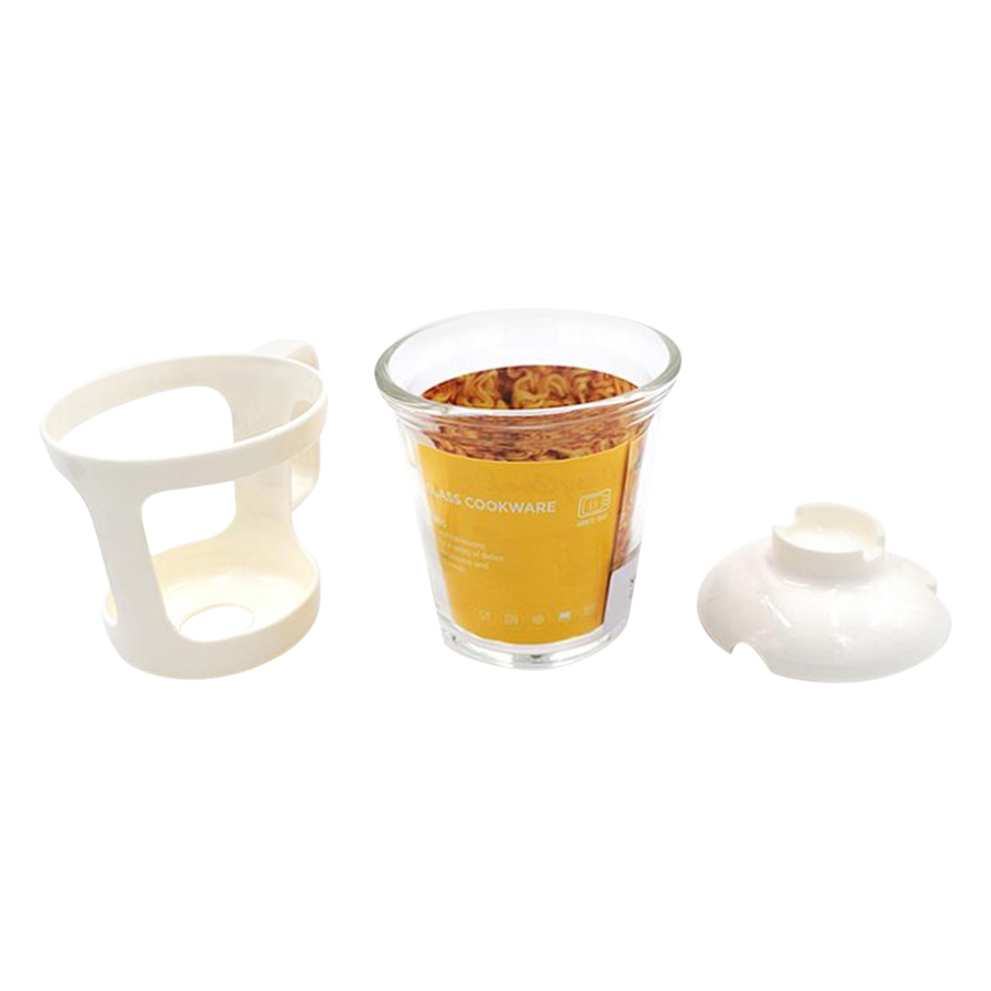 Hộp Đựng Thức Ăn Thủy Tinh Tiện Lợi Lock&Lock Easy Cook Ramen Cup LLG480 (550ml)