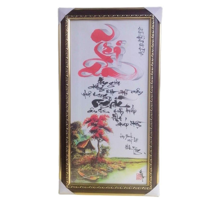 Thư pháp Tri ân Thầy cô. Quà tặng 20/11,8/3, 20/10 sinh nhật ,Quà tết .Tranh treo tường, trang trí.