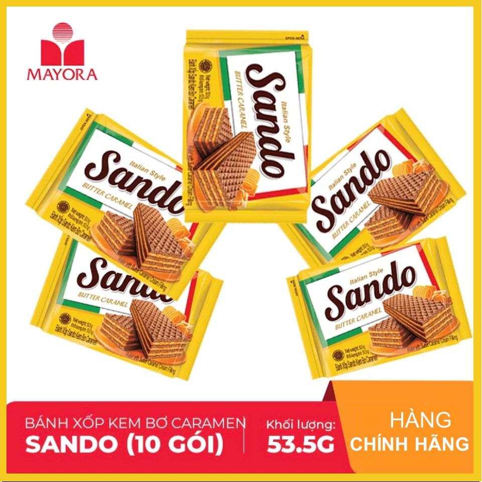 Combo 5 Bánh xốp Sando Caramel 53.5gx5