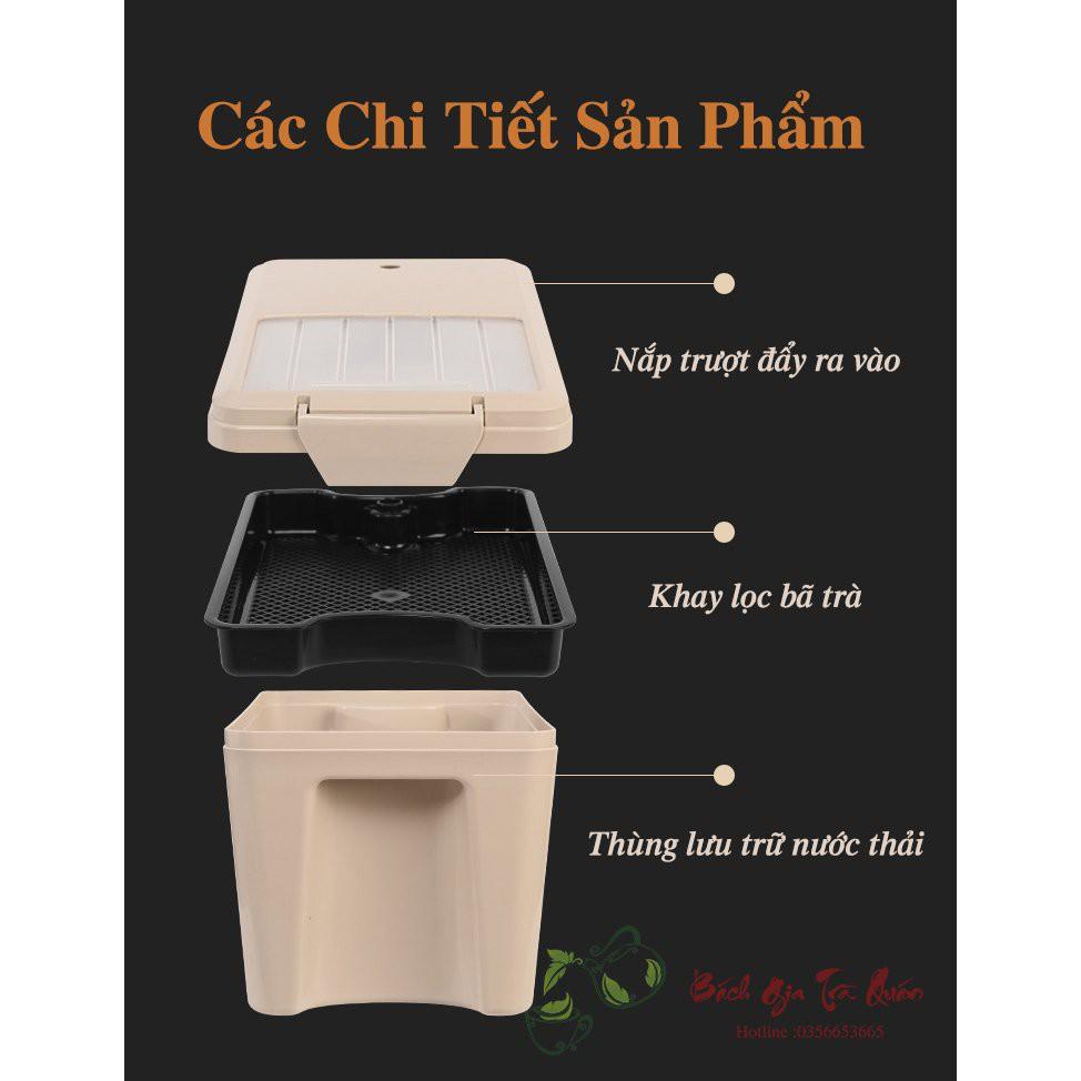 Xô Đựng Rác Trà - Trà Thải 6.5 Lít