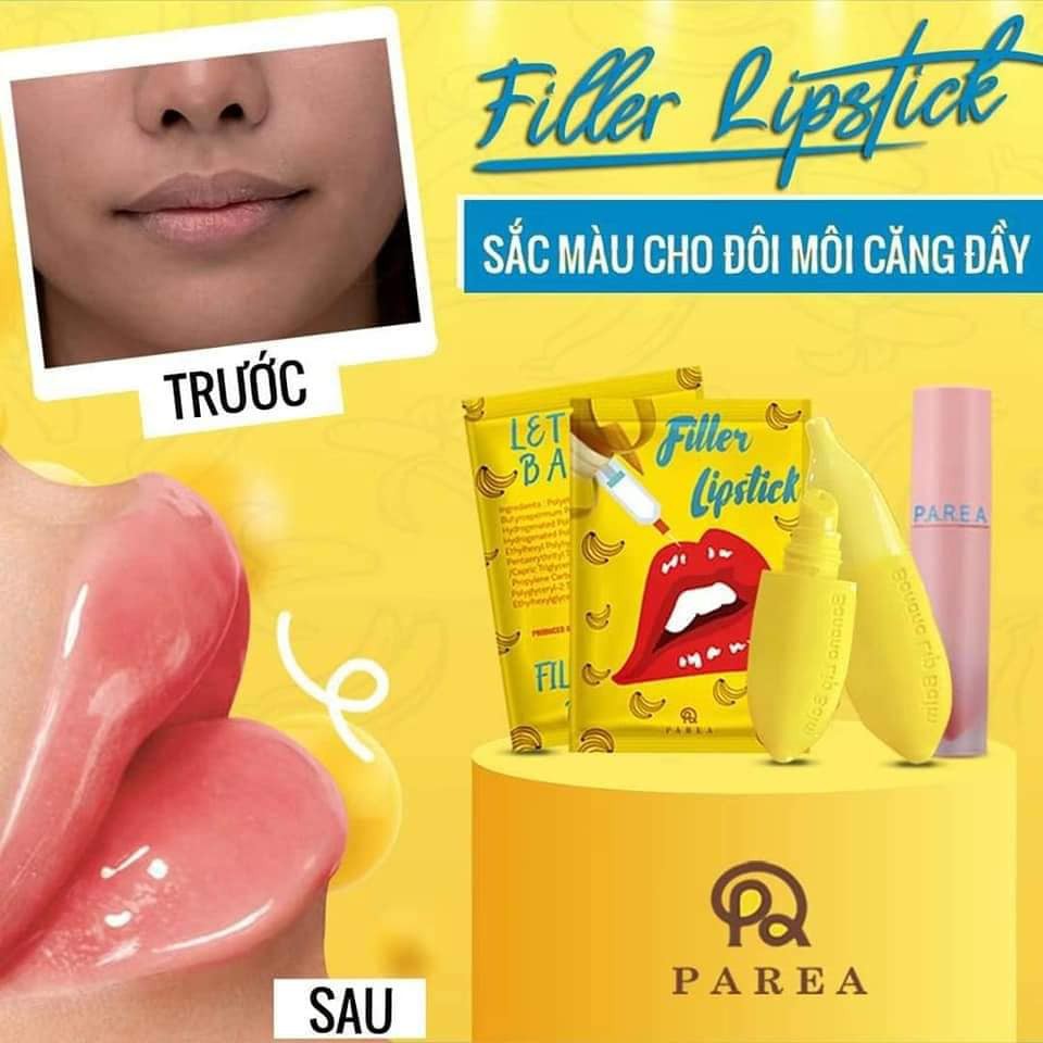 Son chuối hỗ trợ khử thâm môi filler collagen lipstick chính hãng