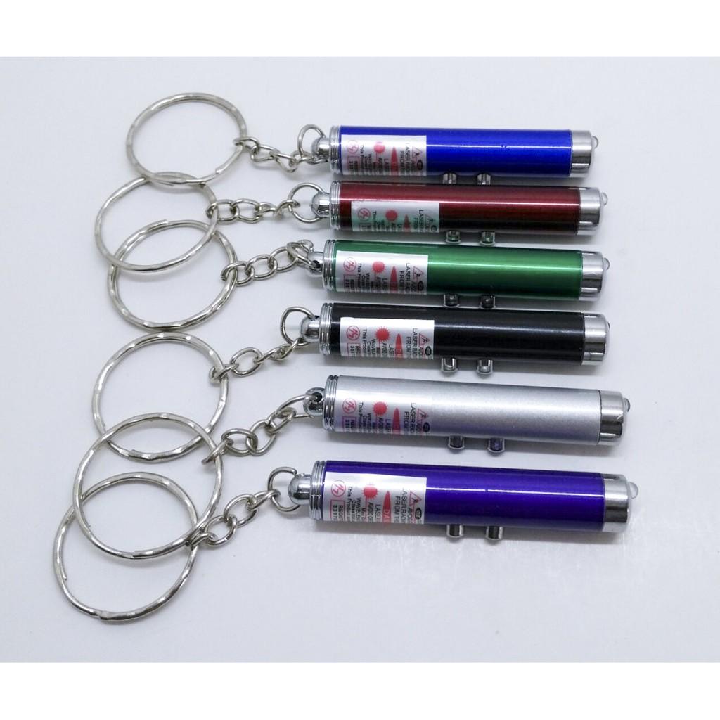 Móc khóa đèn pin laze