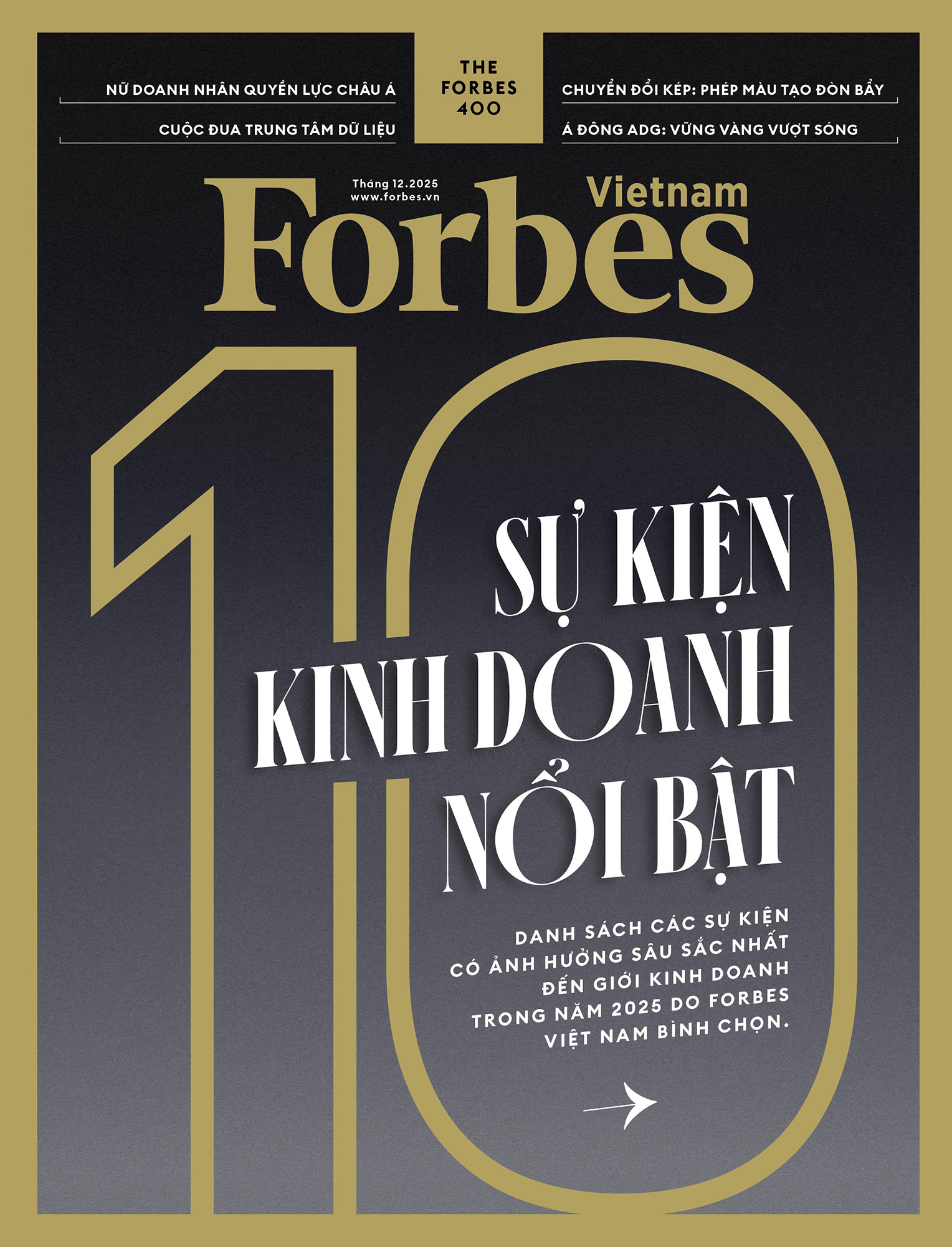 10 Sự kiện kinh doanh nổi bật -  Tạp chí Forbes Việt Nam kỳ 148 (Tháng 12/2025)