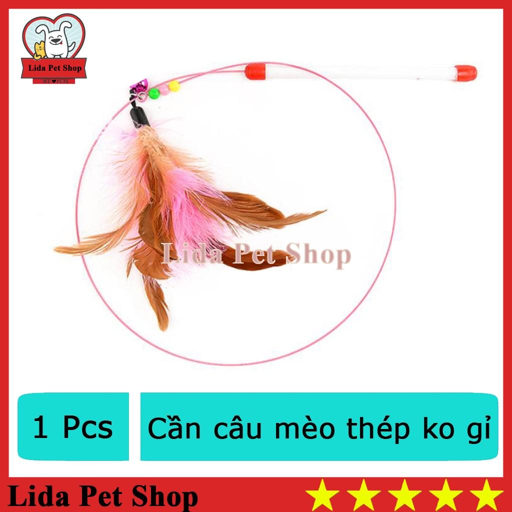 Cần Câu Mèo Dây Thép Đồ chơi cho mèo