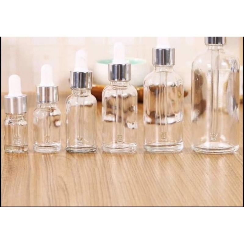 CHAI SERUM THÂN TRONG NẮP BẠC 5ml