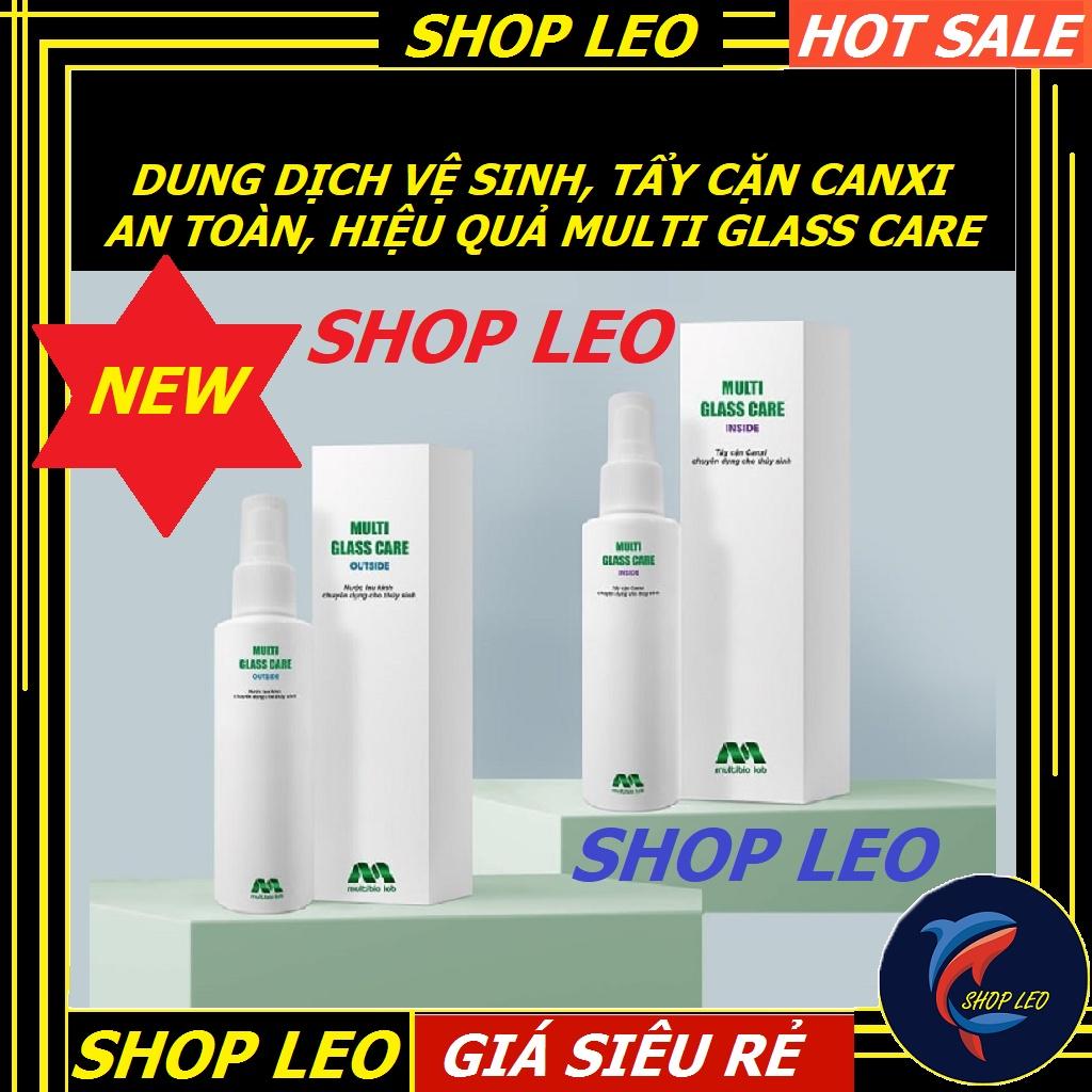 Dung dịch vệ sinh mặt kính MULTI GLASSCARE - Chuyên tẩy cặn canxi, làm sạch cho bể thủy sinh, bể cá cảnh-shopleo