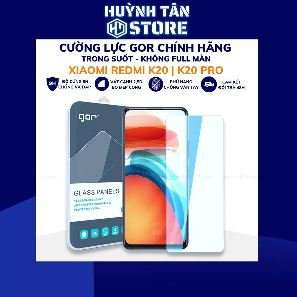 Cường lực redmi k20 k20 pro mi 9t trong suốt KHÔNG FULL MÀN chống bám vân tay chính hãng GOR phụ kiện huỳnh tân store - Hàng nhập khẩu