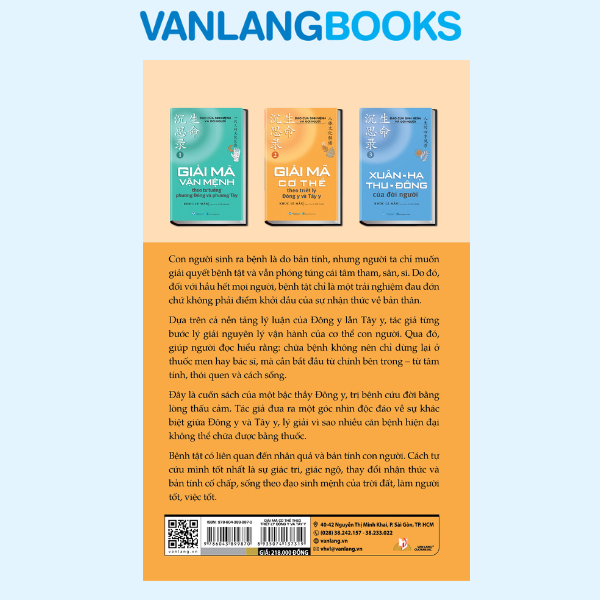 Sách - Combo 3 Quyển - Đạo Của Sinh Mệnh Và Đời Người - Vanlangbooks