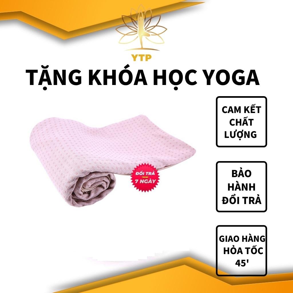 Khăn Trải Thảm Yoga S1KTT02 Chất Liệu Hạt Cao Su Non Dày Chống Trượt Thấm Mồ Hôi Cao Cấp GKK