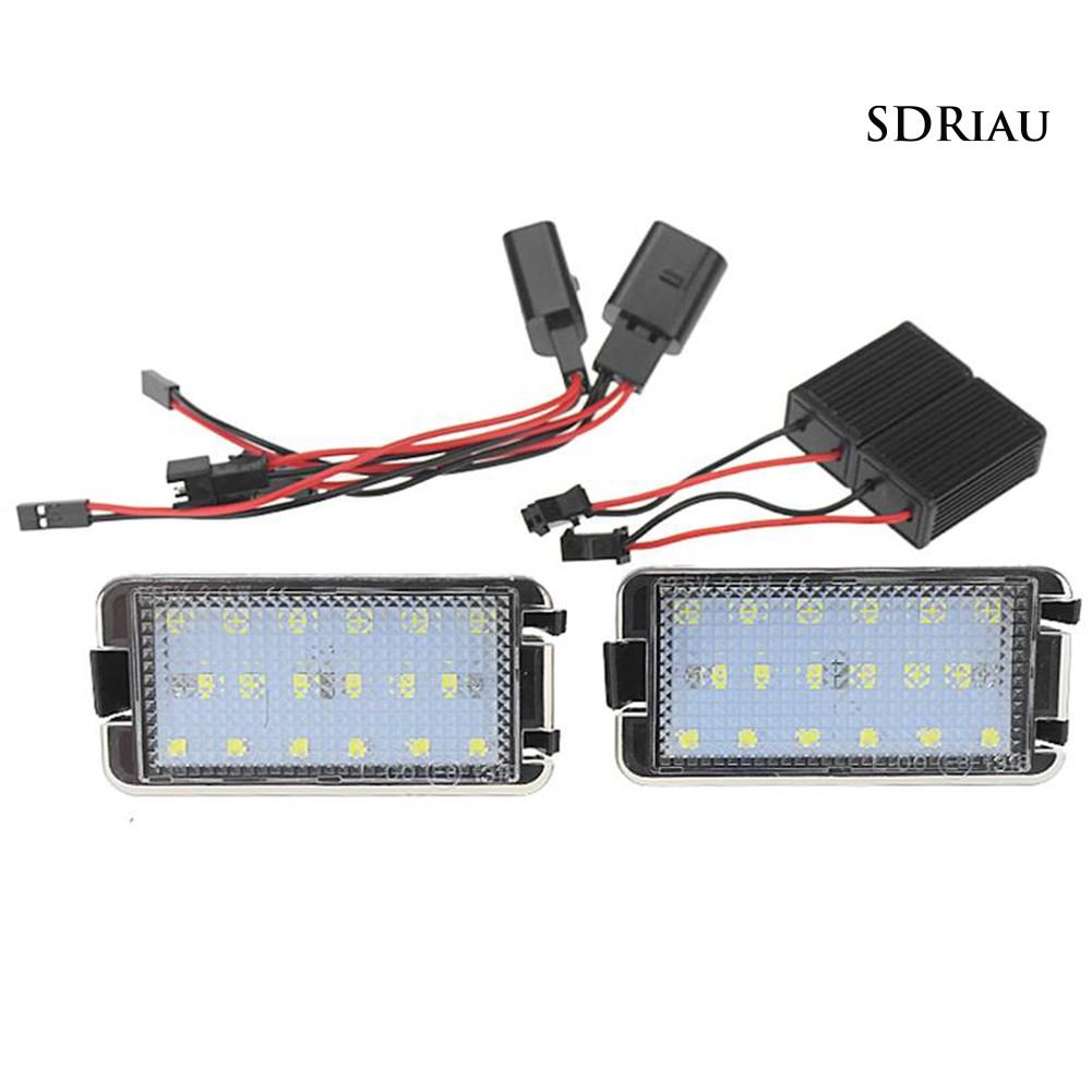 Set 2 Đèn Led Gắn Biển Số Xe Ô Tô