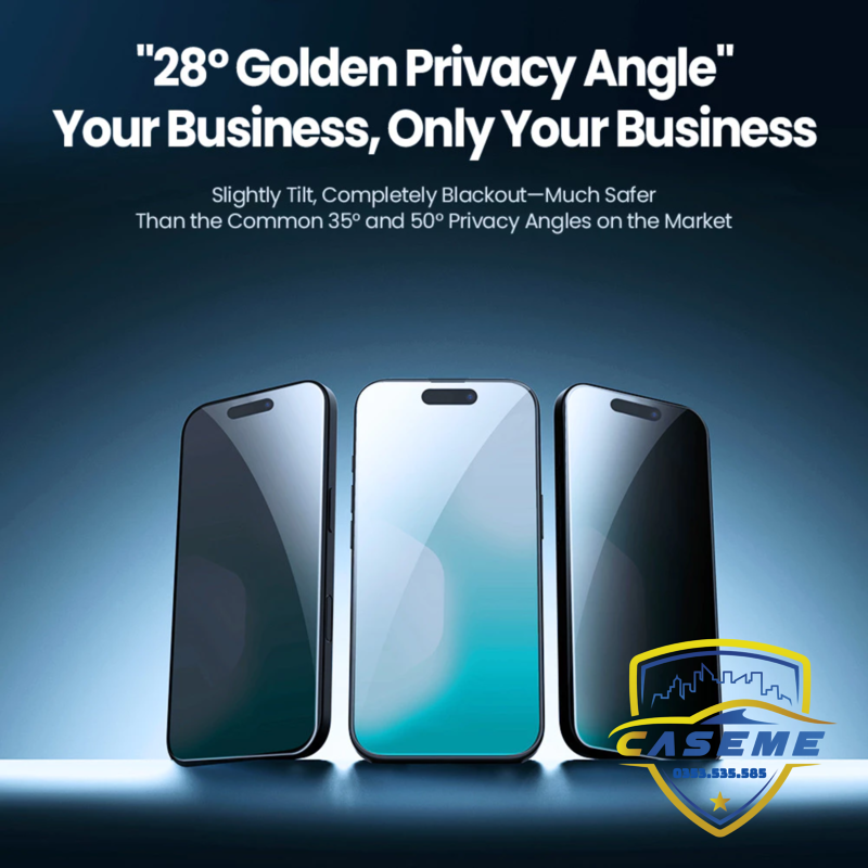 Kính cường lực chống nhìn trộm Nillkin dành cho iPhone 17, iPhone Air, iPhone 17 Pro, iPhone 17 Pro Max kèm khung trợ dán  - Hàng chính hãng