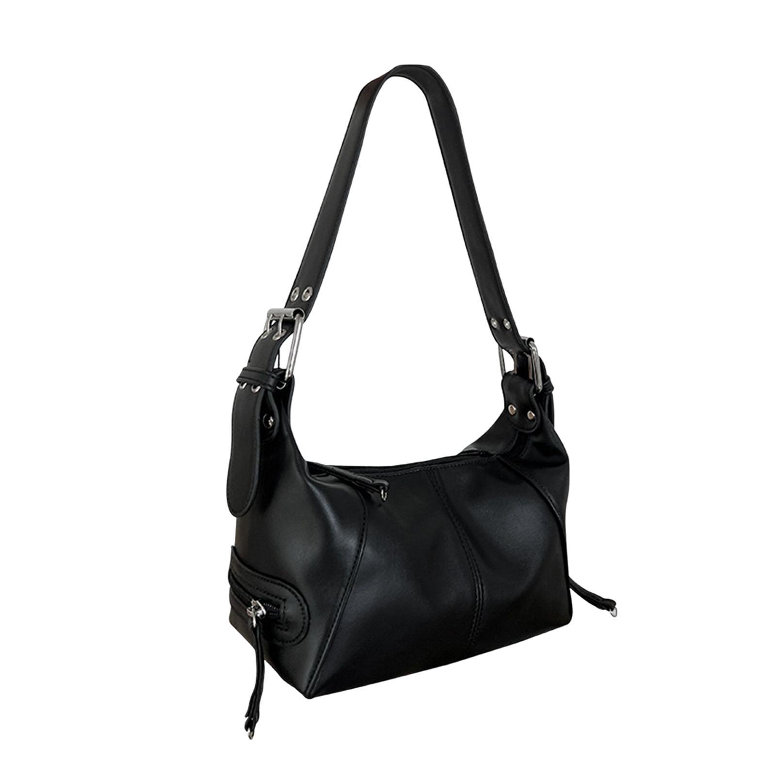 Women Girls Dumpling Bun Wallet Big Capacity Beach PU Leather Shoulder Bag