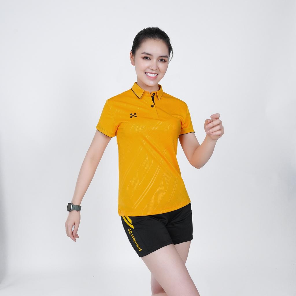 Áo Thể Thao Nữ HERMOD Tennis, Cầu Lông, Bóng Chuyền, Vải Co Dãn, Thoáng Mát, Thấm Hút CL01XANHXM