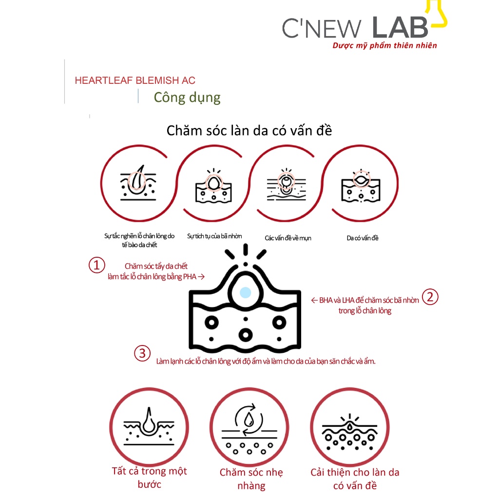 Combo Ngừa Mụn Và Siêu Dưỡng Da Bộ 3 Sản Phẩm C'NEW LAB Cung Cấp Dưỡng Chất, Giảm Thâm Mụn, Làm Sáng Da