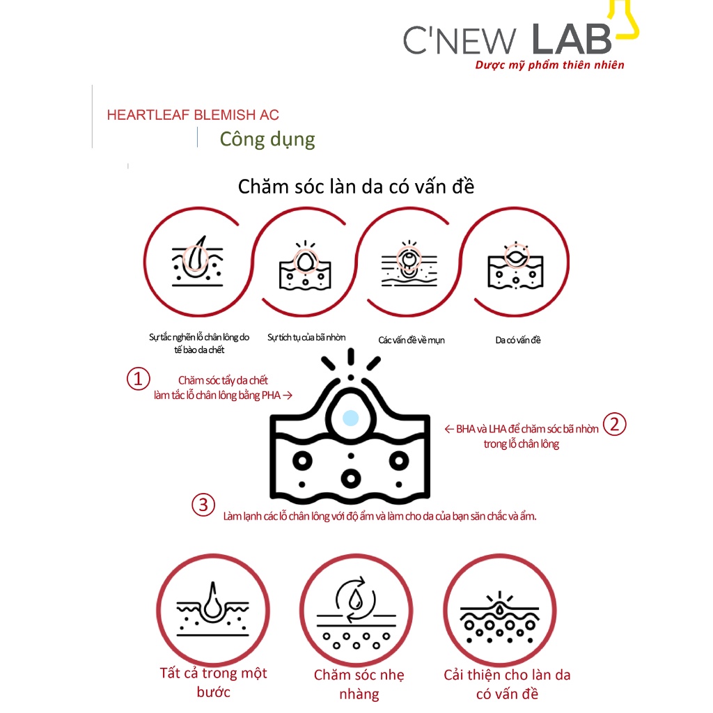 Combo Ngừa Mụn Và Siêu Dưỡng Da Bộ 3 Sản Phẩm C'NEW LAB Cung Cấp Dưỡng Chất, Giảm Thâm Mụn, Làm Sáng Da 