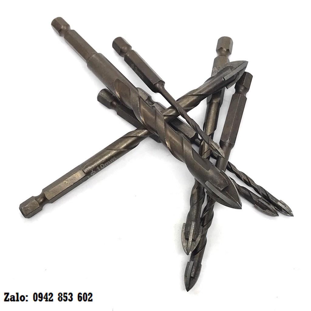 Mũi Khoan Đa Năng 4 Cạnh Chuôi Lục Giác - Bán Lẻ Đầy Đủ Kích Cỡ