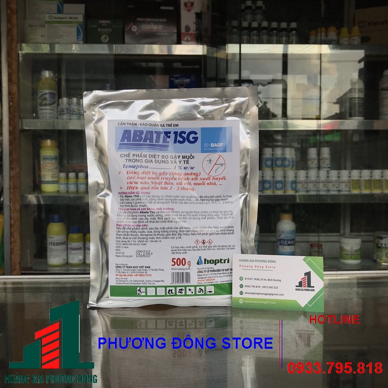 Thuốc diệt ấu trùng muỗi Abate 1SG_ 500g