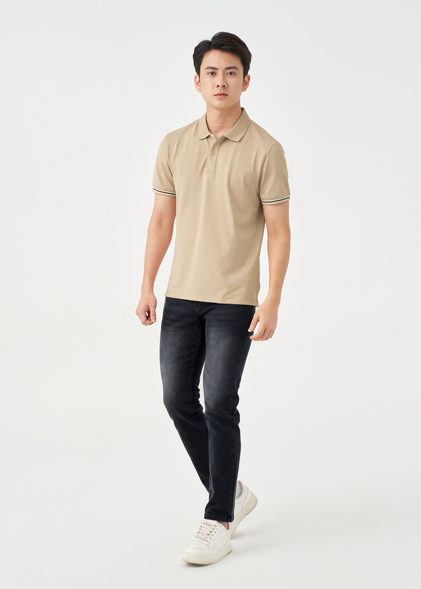Áo Polo Nam  5S FASHION Trơn Basic, Nhẹ, Mát, Thiết Kế Đơn Giản Trẻ Trung (APC24071)