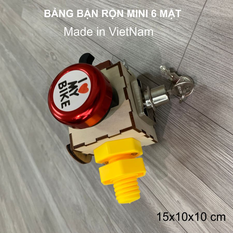 Bảng bận rộn 6 mặt cho bé