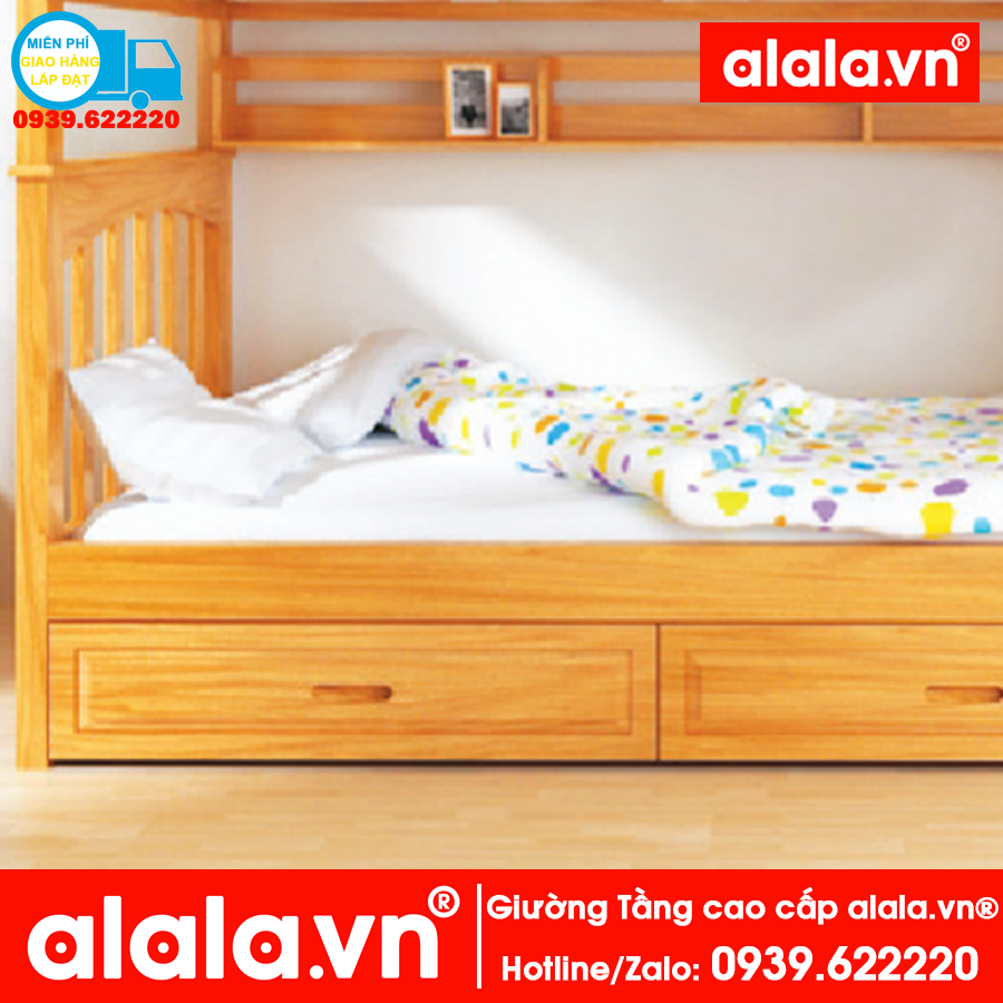 Giường tầng ALALA106 cao cấp - Thương hiệu alala.vn - Za.lo: 0939.622220