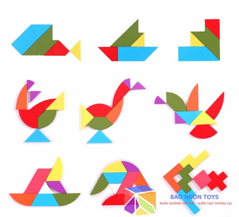 SET GIÁO CỤ ĐỒ CHƠI XẾP HÌNH, GIÚP BÉ PHÁT TRIỂN TRÍ THÔNG MINH THỊ GIÁC, NHẬN BIẾT HÌNH HỌC - DG126