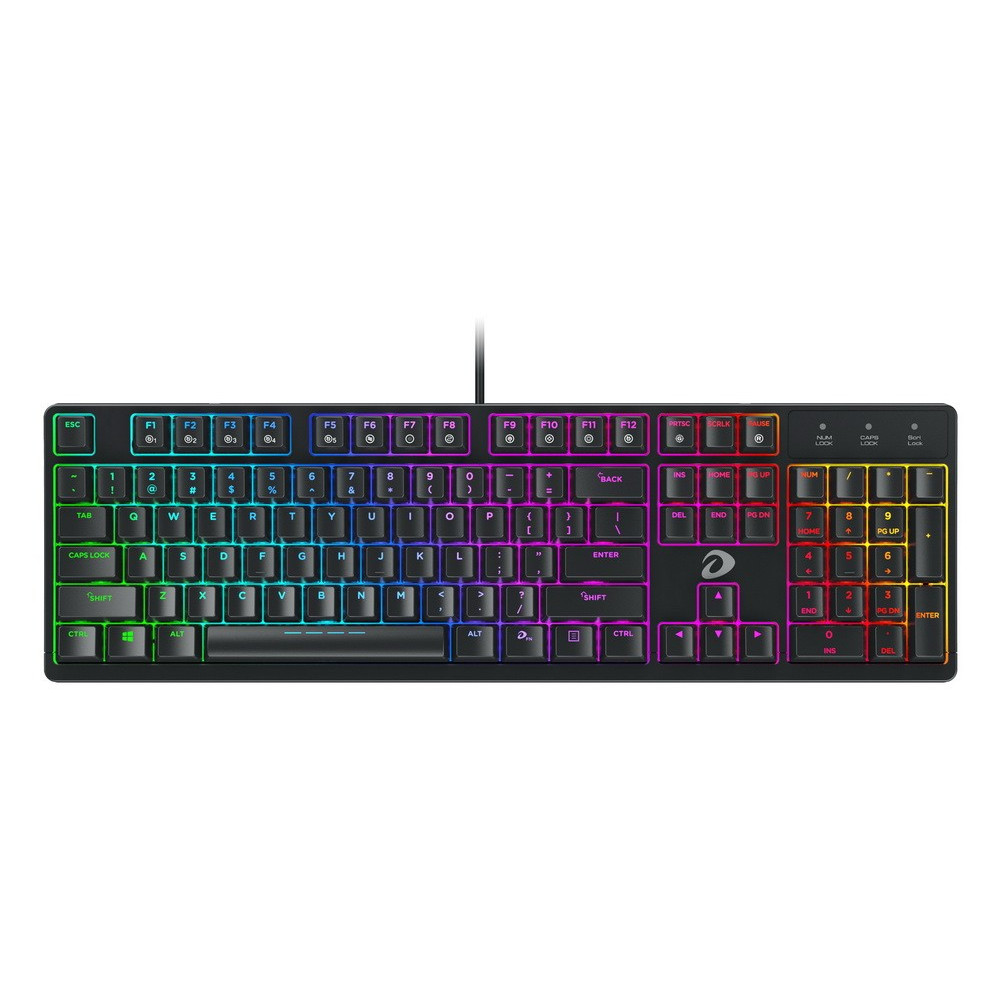 Bàn phím cơ Gaming DAREU EK1280 104KEY (RGB, Blue/ Brown/ Red D switch) - Hàng Chính Hãng